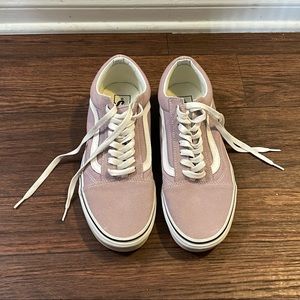 Lavender Suede Old Skool Vans